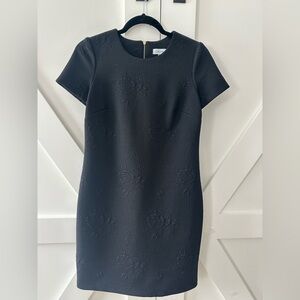 Calvin Klein Black Textured Mini Dress